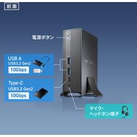 ドッキングステーション USB-C HDMI×2、VGA×1、DisplayPort×1 USBハブ 3画面出力 ドライバ不要 USB-CVDK11