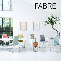 【組立設置込】コクヨ ファブレ 肘なし キャスター ブラック×ポリッシュ×ウィザーグリーン C01-P101PU-B2N2N2 1脚（直送品）