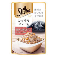 シーバ リッチ キャットフード 猫 3種のセレクション 贅沢シーフードアソート（35g×6袋入）3個 パウチ ウェット