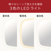 小泉成器 ＬＥＤミラー KBEー3250/W 1台
