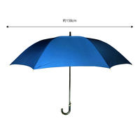 ハピラ ジャンプ傘 80cm BJ無地 ネイビー H757NV 1本
