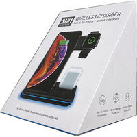 ビーサイレンス 【12箱セット】ワイヤレス充電スタンド 23-3271-067（直送品）