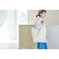 【200個セット】コットンエコトートバッグ 23-3319-124　遠東商会（直送品）