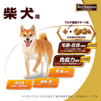 ベストバランス カリカリ仕立て 10歳以上 柴犬用 4kg（500g×8袋入）国産 3袋 ユニ・チャーム ドッグフード 犬 ドライ