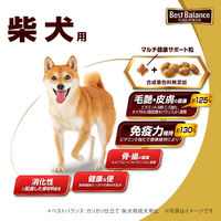 ベストバランス カリカリ仕立て 7歳以上 柴犬用 4kg（500g×8袋入）国産 3袋 ユニ・チャーム ドッグフード 犬 ドライ