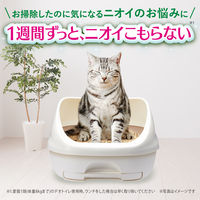 デオトイレ 複数ねこ用 ふんわり香る消臭・抗菌シート ナチュラルガーデンの香り 8枚入 1袋 猫砂 ユニ・チャーム