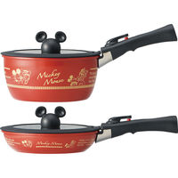 スケーター ディズニー 取っ手が外れる鍋&フライパン 23-0474-013 1箱（直送品）