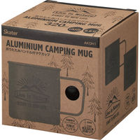 スケーター 【4箱セット】折りたたみハンドル付きアルミマグカップ 23-0579-036（直送品）