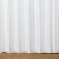 ユニベール カーラ レースカーテン 1000×1330mm ホワイト 4548654527505  1セット（レースカーテン2枚）（直送品）