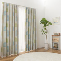 ユニベール コレット 遮光・レースカーテンセット 各2枚 1000×1350mm ベージュ 4548654897264 1セット(4枚入)（直送品）