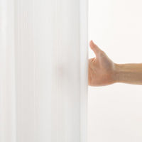 ユニベール レース レースカーテン 1000×1330mm ホワイト 4548654898551  1セット（レースカーテン2枚）（直送品）