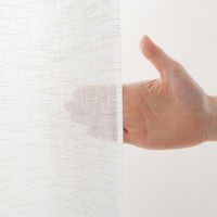 ユニベール ノード レースカーテン 1000×1330mm アイボリー 4548654898766  1セット（レースカーテン2枚）（直送品）