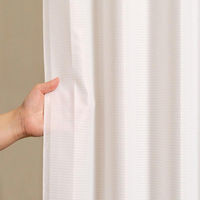 ユニベール テキスト レースカーテン 1000×1760mm ホワイト 4942881668152  1セット（レースカーテン2枚）（直送品）