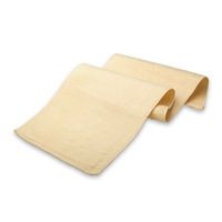 ナチハマ ハダピカイゴ ロング ブラウン  1枚　水だけで洗える　介護用タオル　水だけで汚れ落とす　石鹸要らず　肌にやさしい