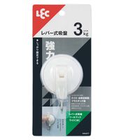 レック レバー式吸盤ツールフックワイド（中） 耐荷重3kg H00477 1個
