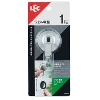 レック ジェル吸盤ツールフック（小） 強力密着 ザラザラ壁対応 耐荷重1kg H00481 1セット（5個）