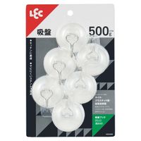 レック 吸盤フック（ミニ） 耐荷重500g H00488 1セット（30個：6個×5）