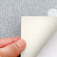 リーフ 切売　ペットにやさしい防滑消臭マット　防水タイプ　１３０×２００ｃｍ　プラス柄　グレー ２ｍ（直送品）