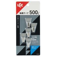レック 粘着ミニフック ステンレス 耐荷重500g H00448 1セット（25個：5個×5）