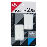 レック 粘着フック（大） 耐荷重2.5kg H00433 1セット（10個：2個×5）