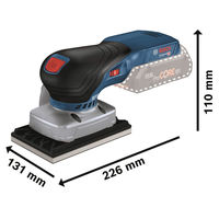 ボッシュ（株） コードレスオービタルサンダー　本体のみ GSS18V-13H 1台（直送品）