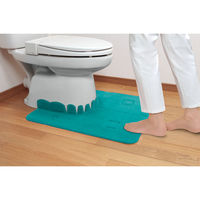 サンコー おくながHOKAテック トイレマット グリーン KF-69  日本製 洗える ずれない おくだけ吸着 消臭 汚れ防止 あったか（直送品）