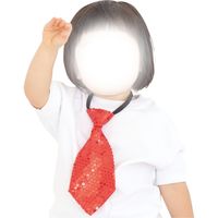 アーテック キラキラワイドネクタイ 青 4582 1個