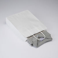 シモジマ 25チャームバッグ MS1 晒白無地 003276011 1袋(50枚)