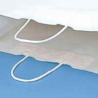 シモジマ 25チャームバッグ KA 白無地 003280410 1袋（50枚）