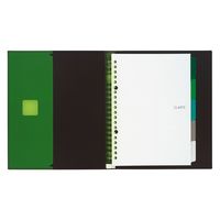 マルマン クラルテ バインダー A5 20穴 グリーン F414-03 1冊