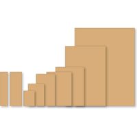 シモジマ クラフト平袋 M 未晒無地 006545900 1束(20枚)