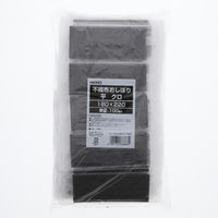 シモジマ ヘイコー 不織布おしぼり 平 クロ 180x220 004711052 1箱(100枚)