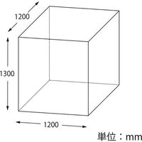 シモジマ 再生パレットカバー 1200角×1300 006600101 1束(5枚)