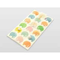 デザインフィル 金封 出産祝 水彩 ぞう柄 1枚入(中袋付) 25366006 1冊