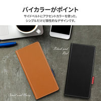 Google Pixel 7a 薄型・軽量PUレザー手帳ケース 「Twoal W」 ブラック（直送品）