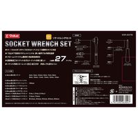 藤原産業 EーValue ソケットレンチセット 27pcs ESRー2027M 1個（直送品）
