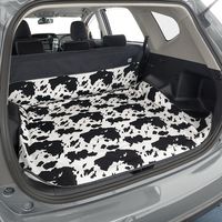 ボンフォーム（BONFORM） シートカバー Leeホルスタイン ラゲージ後席兼用 125x160cm ホワイト 4102-04WH 1個（直送品）