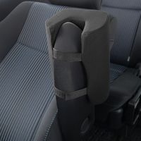 ボンフォーム（BONFORM） サポートクッション ファイテン 肘掛けスリム アクアチタン12x20cmブラック 5815-77BK 1個（直送品）