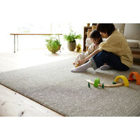 スミノエ HOMERUG 洗える ラグ ロングウッド 1300×1850mm アイボリー 4549781297200 1枚（直送品）