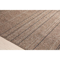 スミノエ 洗える ラグ ワイヤーライン 170×220cm ブラウン 4549781297378 1枚