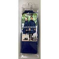 丸十コーポレーション レインウェア ポンチョ M ネイビー 06003192 1枚