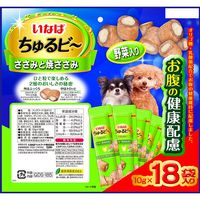 いなば ちゅるビー 犬 ささみと焼ささみ 野菜入りお腹の健康配慮（10g×18袋入）3袋 ドッグフード おやつ