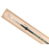 TTC こぶ軸筆 平筆 白馬毛 大 軸色:ブラック 77-6660 1セット(1本×2)