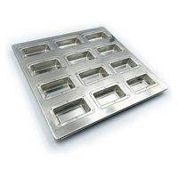 【アウトレット】松永製作所 SV 細フィナンシェ天板12P L シリコン 2408028 1個