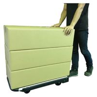 アルミス 静音型樹脂台車 OSUKAL ASK-150BK 1台