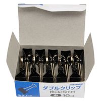 日本クリノス ダブルクリップ 中 25mm Wクリ-2 1セット(1箱(10個)×20)