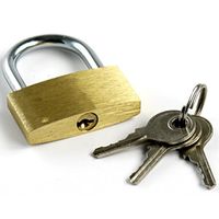 エコー金属 南京錠 スタンダード35mm 0999-050 1箱(10個)