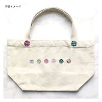 日本紐釦貿易(Nippon Chuko) 日本紐釦貿易 キャンバス ランチバッグ 生成 ES200　5個セット（直送品）