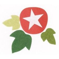 貼り絵小花 #54 あさがお 4103114 1セット（3袋）