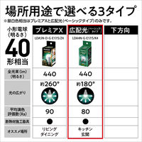 LED電球 E17 パナソニック ミニクリプトン パルック 40W形 昼白色 広配光 Ra80 LDA4NGE17SK4 1個
